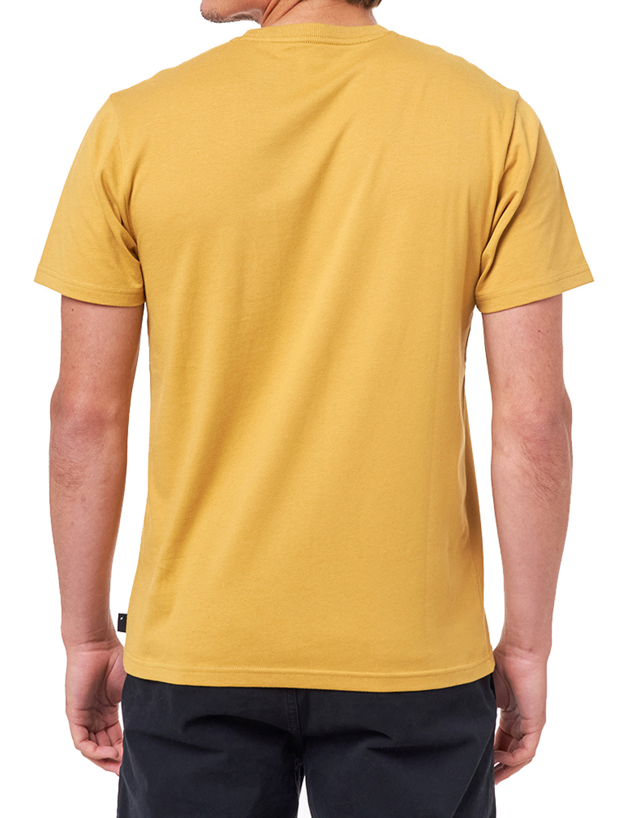 Rip Curl Horizon Badge Short Sleeve T-Shirt in Mustard