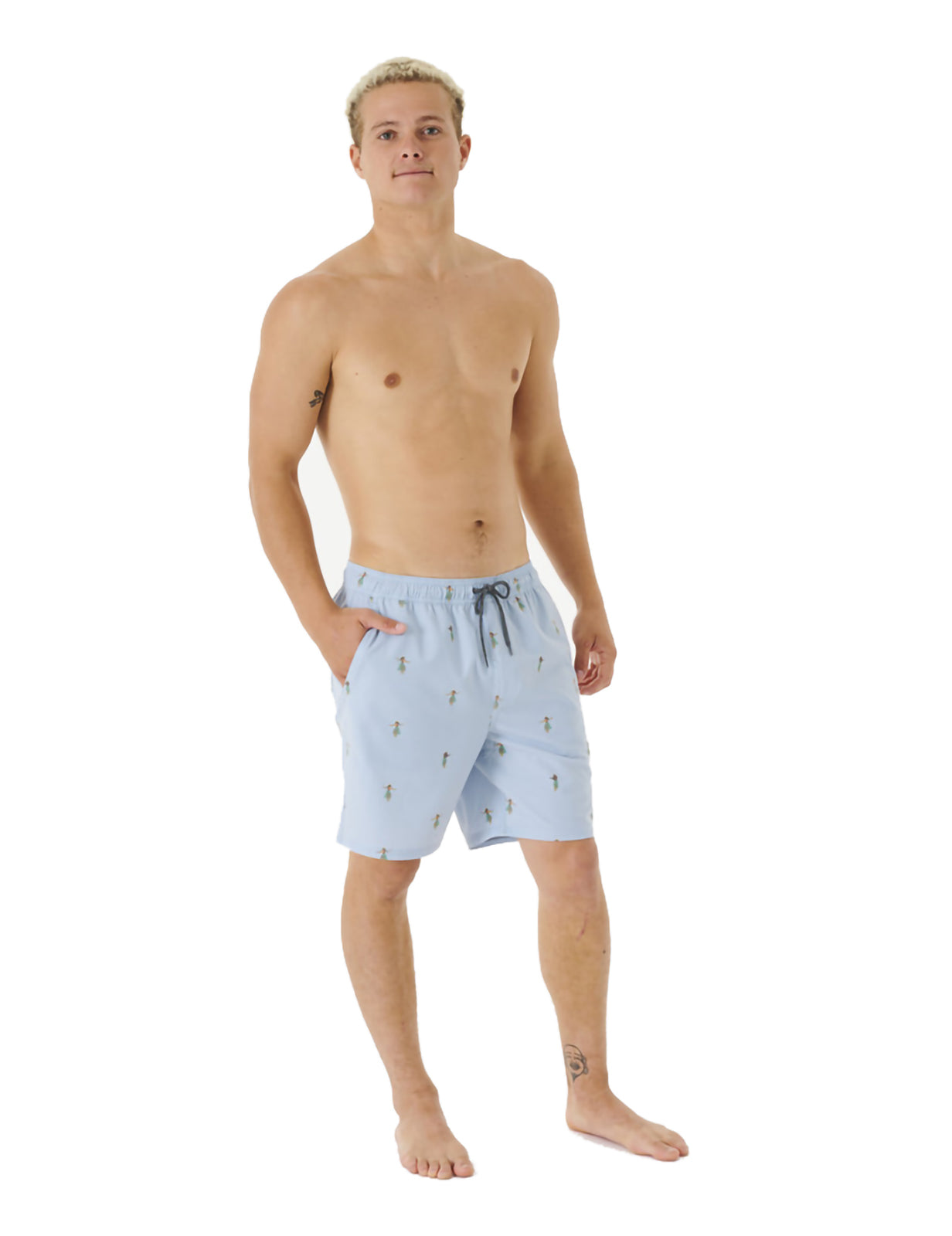 Rip Curl Hula Breach Volley Elasticated Boardshorts in Yucca