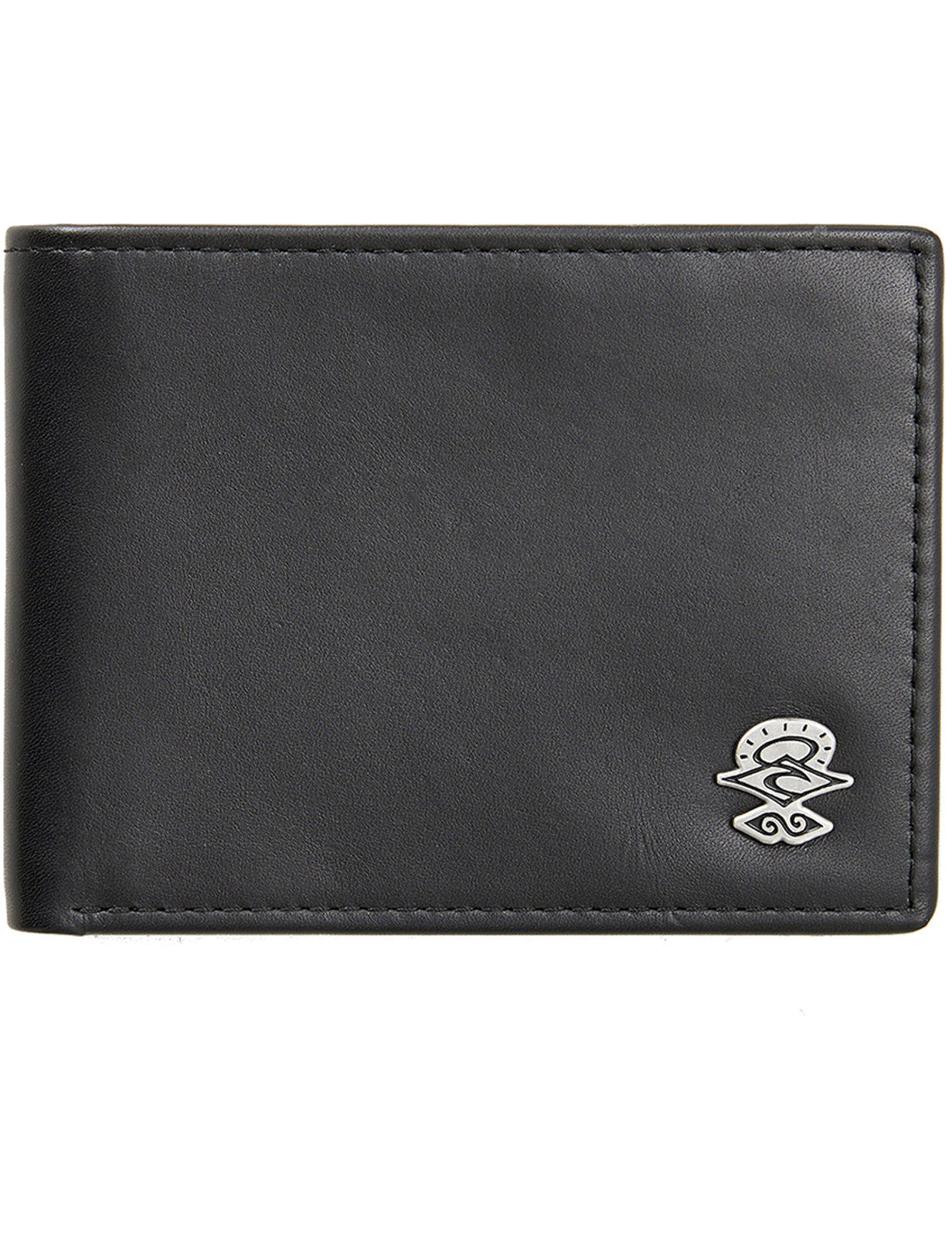 Portefeuille en cuir Rip Curl Icons RFID All Day en noir