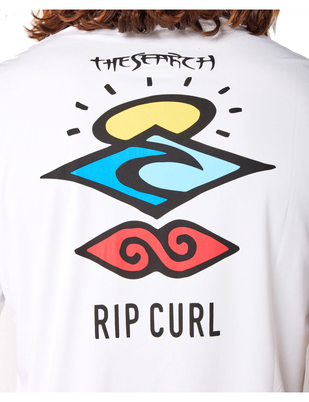 Rip Curl Icons Surflite Short Sleeve Surf Tee in White