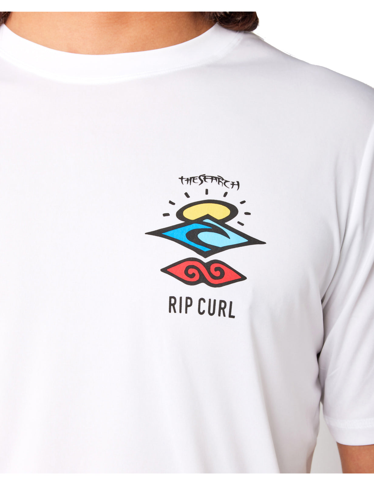 Rip Curl Icons Surflite Short Sleeve Surf Tee in White