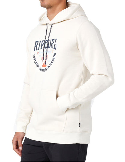 Rip Curl Les Esta Pullover Hoody in Bone