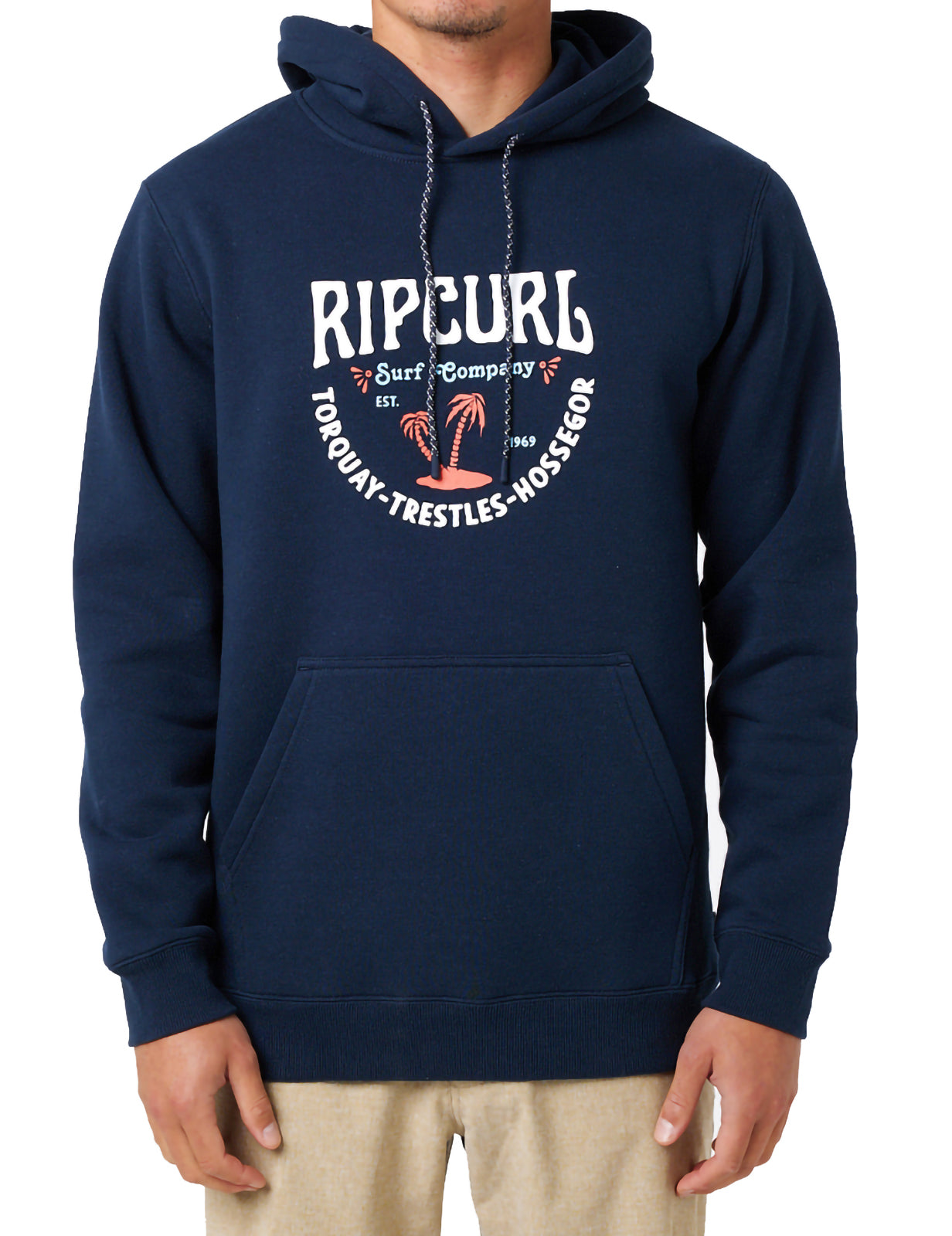 Rip Curl Les Esta Pullover Hoody in Dark Navy