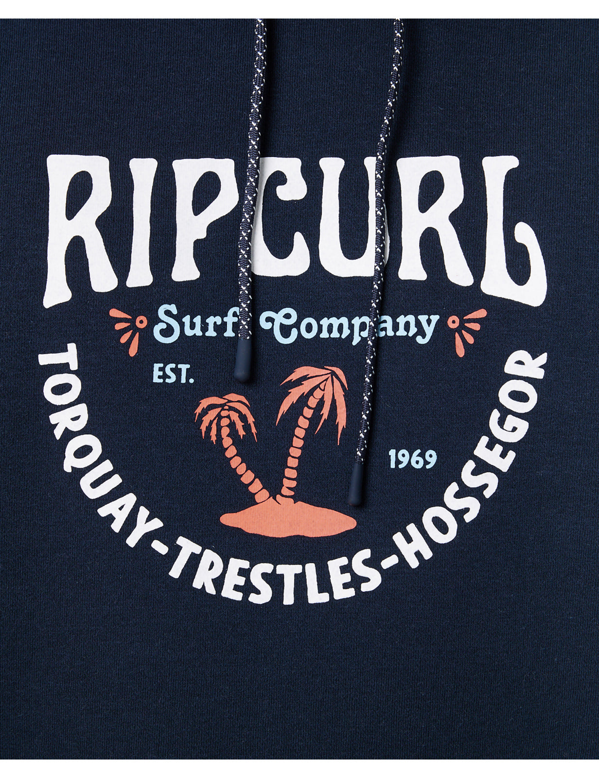 Rip Curl Les Esta Pullover Hoody in Dark Navy