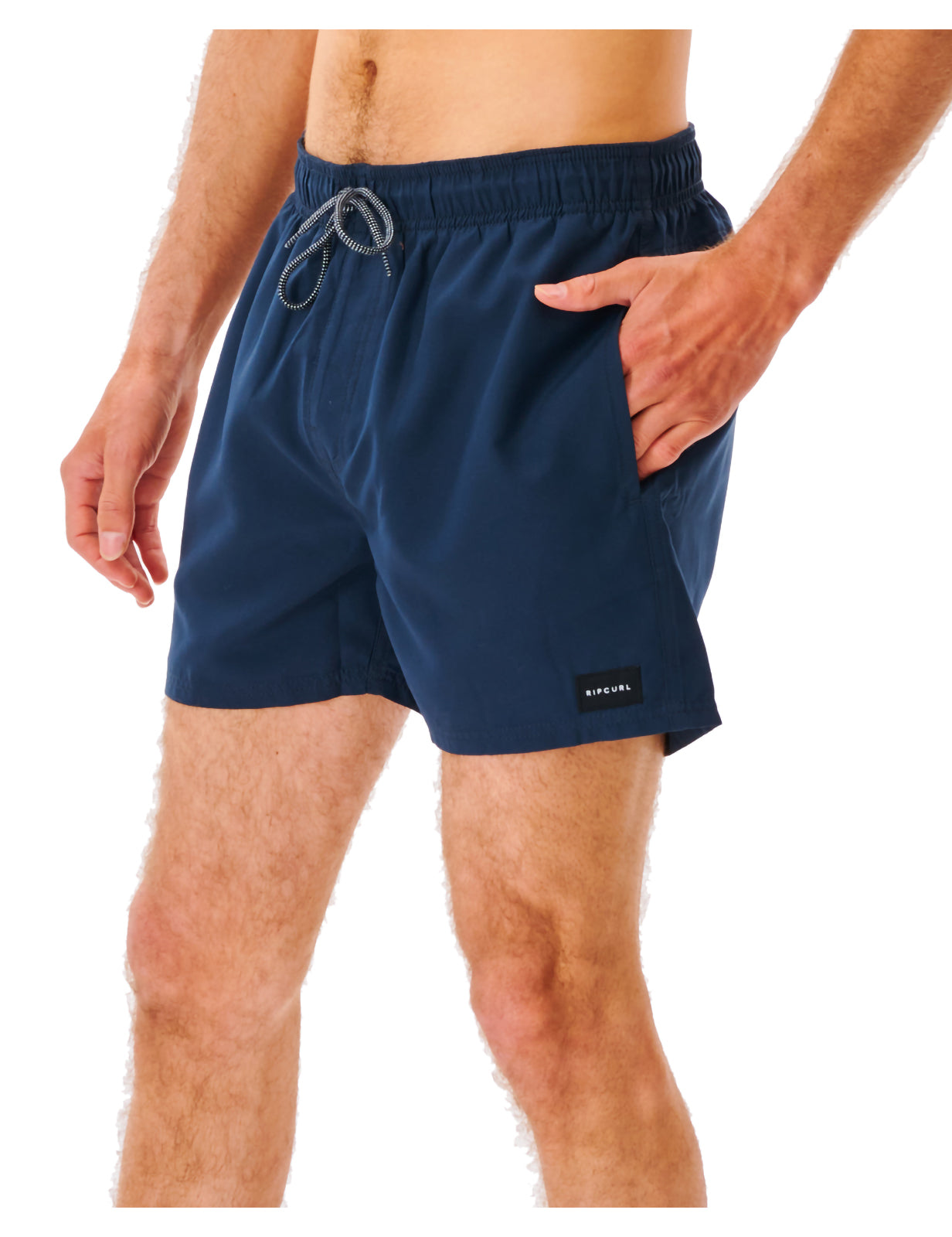 Rip Curl Offset Volley Elasticated Boardshorts in Navy