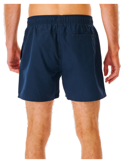 Rip Curl Offset Volley Elasticated Boardshorts in Navy