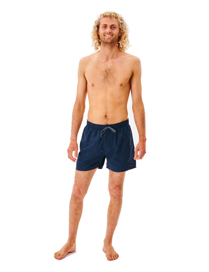 Rip Curl Offset Volley Elasticated Boardshorts in Navy