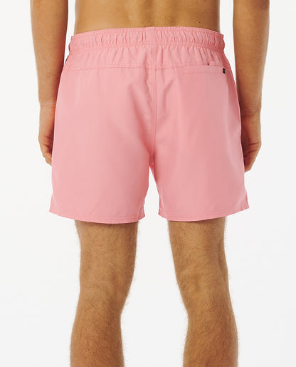 Rip Curl Offset Volley Elasticated Boardshorts in Pink