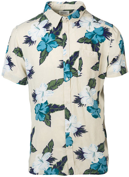 Rip Curl On Board Short Sleeve Shirt in Tofu