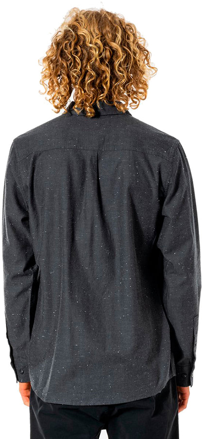 Rip Curl Ourtime Long Sleeve Shirt in Black