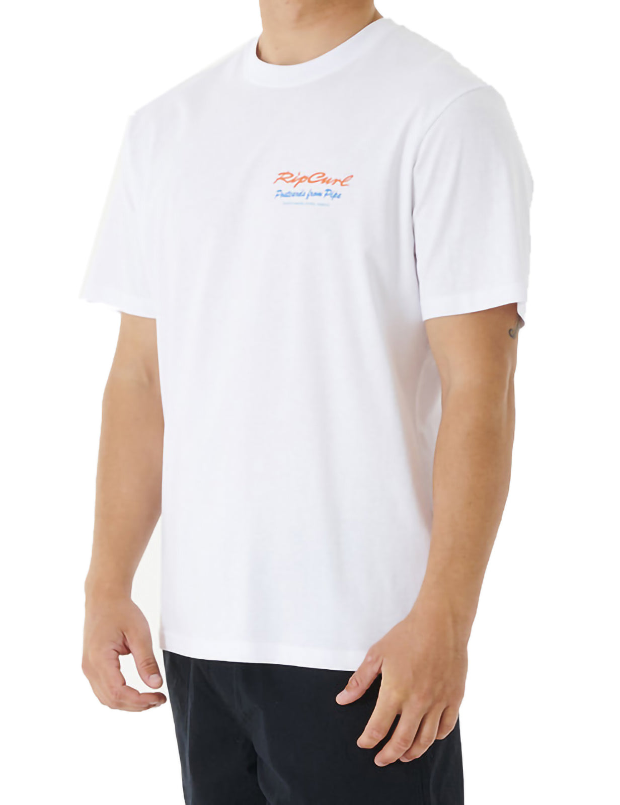 Rip Curl Postcards 2nd Reef Short Sleeve T-Shirt in White