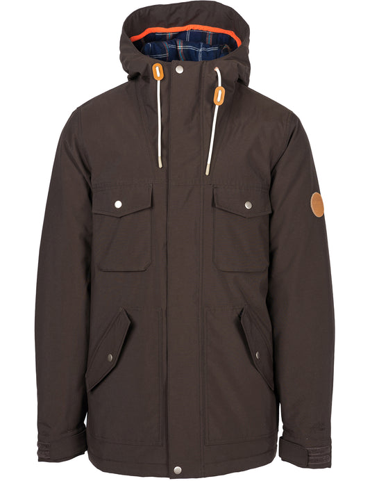 Rip Curl Puncher Anti-Series Parka Jacket in Mole