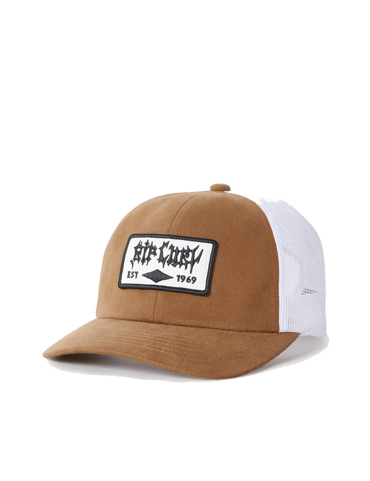 Rip Curl Quality Products Curved Peak Cap in Mocha