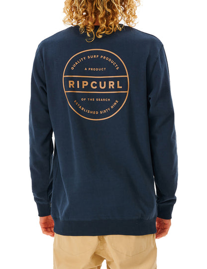 Rip Curl Re Entry Crew Sweatshirt in Dark Navy