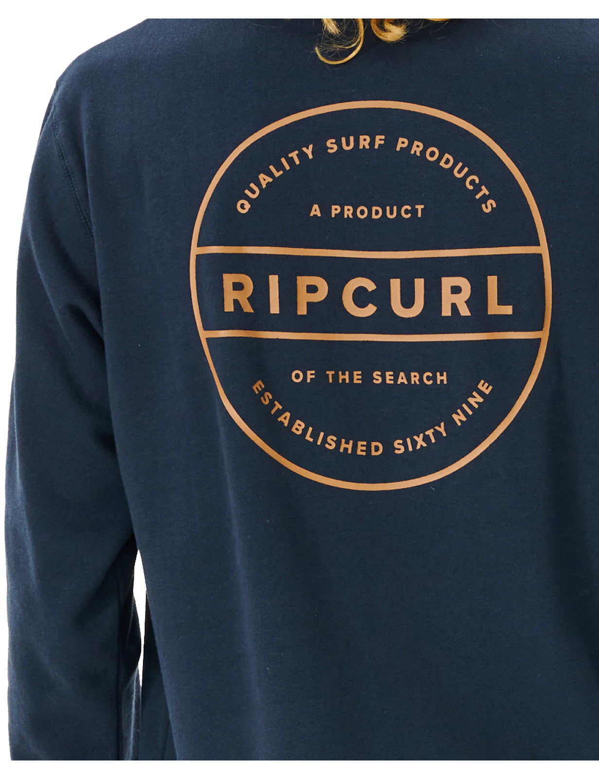 Rip Curl Re Entry Crew Sweatshirt in Dark Navy