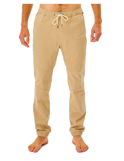 Rip Curl Re Entry Jogger Trousers in Khaki