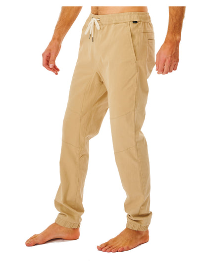 Rip Curl Re Entry Jogger Trousers in Khaki