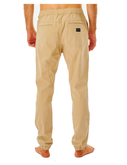 Rip Curl Re Entry Jogger Trousers in Khaki