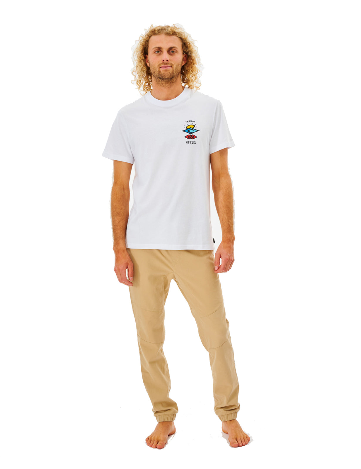 Rip Curl Re Entry Jogger Trousers in Khaki