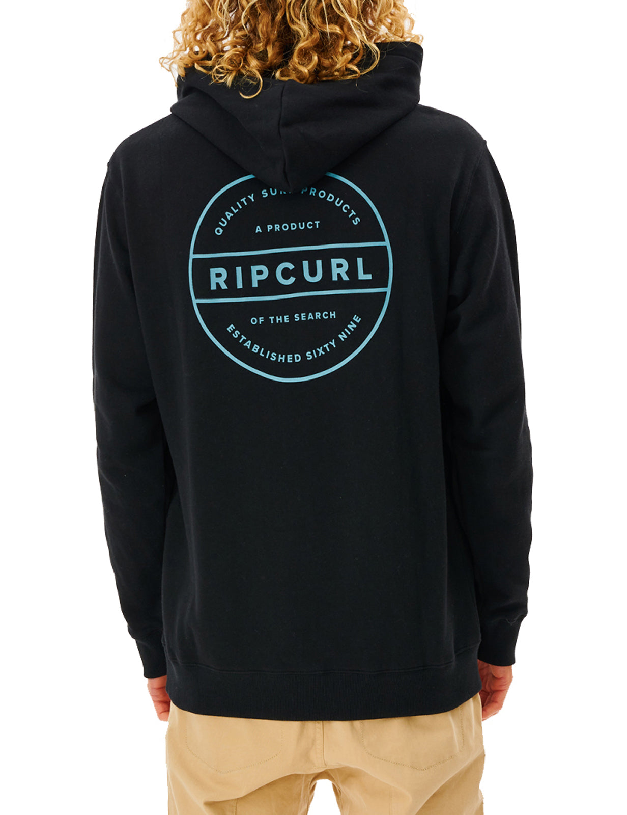 Rip Curl Re Entry Pullover Hoody in Black