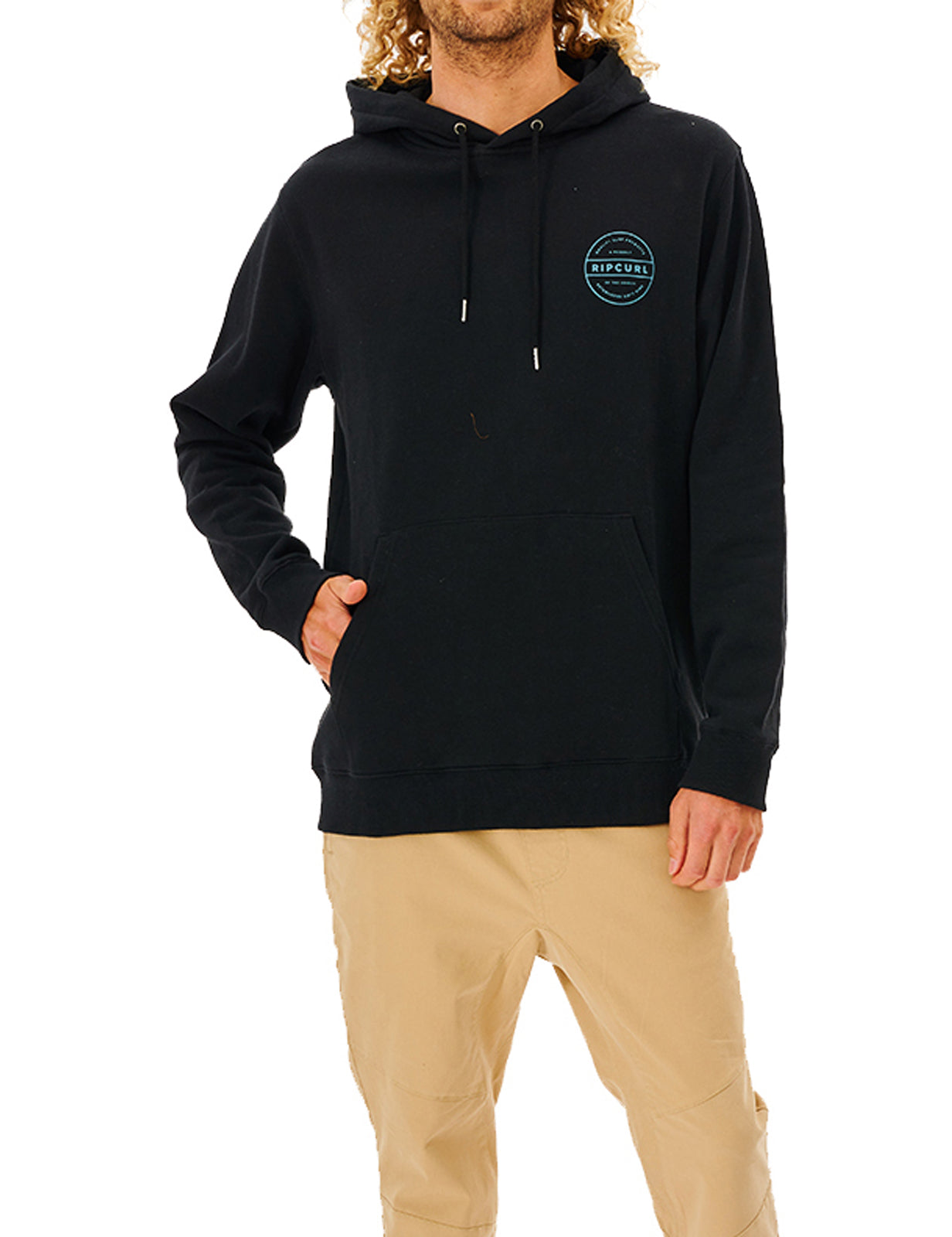 Rip Curl Re Entry Pullover Hoody in Black