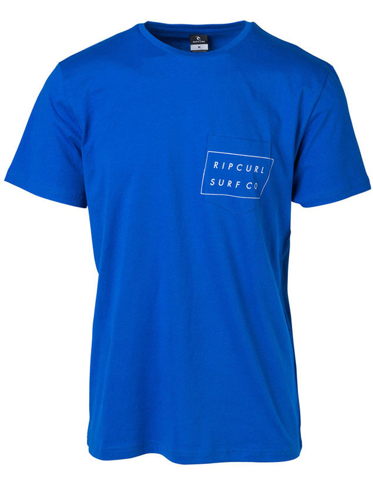 Rip Curl Rip Surfco Pocket Short Sleeve T-Shirt in Turkish Sea