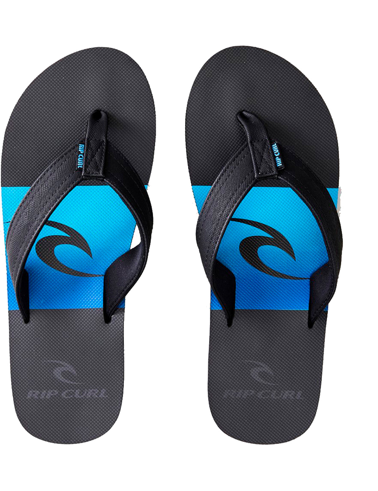 Rip Curl Ripper Flip Flops in Blue Black