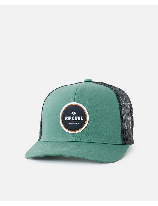 Rip Curl Routine Curve Curved Peak Cap in Bluestone