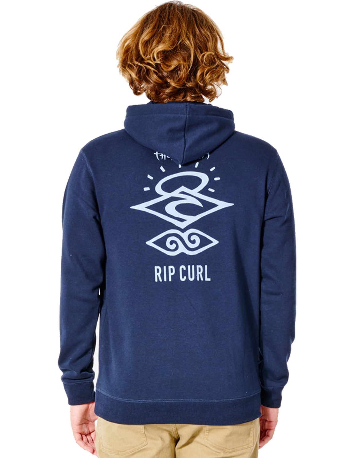 Rip Curl Search Icon Hood Pullover Hoody in Navy