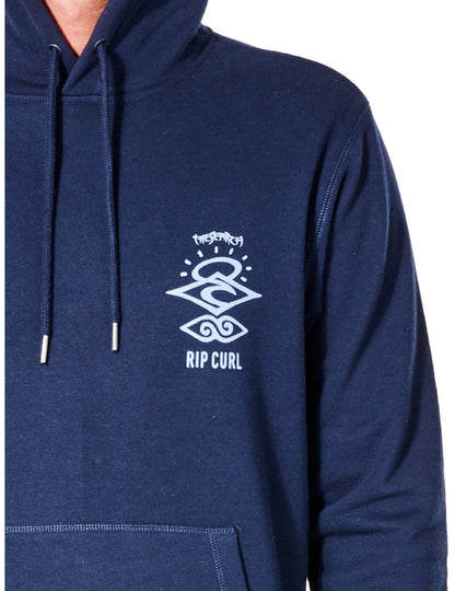 Rip Curl Search Icon Hood Pullover Hoody in Navy