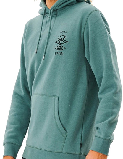 Rip Curl Search Icon Pullover Hoody in Blue Stone