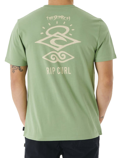 Rip Curl Search Icon Short Sleeve T-Shirt in Jade