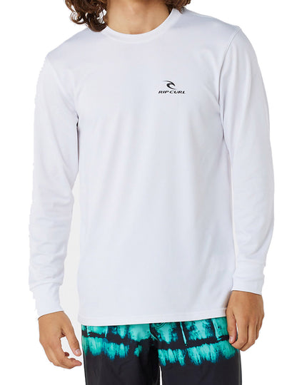 Rip Curl Search Series Long Sleeve Surf Tee in White