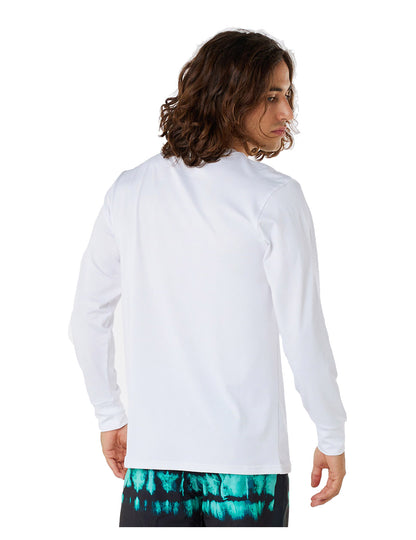 Rip Curl Search Series Long Sleeve Surf Tee in White