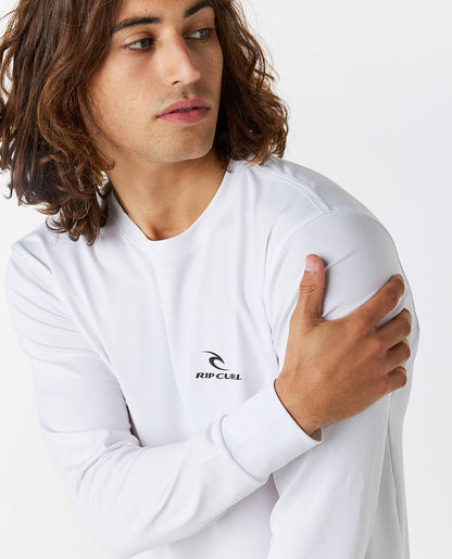 Rip Curl Search Series Long Sleeve Surf Tee in White