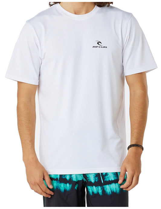 Rip Curl Search Series Short Sleeve Surf Tee in White