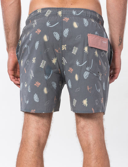 Rip Curl Seaside 16 Volley Elasticated Boardshorts in Washed Navy