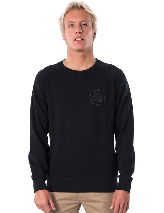 Rip Curl Son Of Cobra Sweatshirt in Washed Black