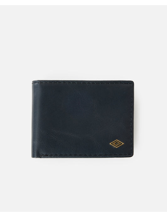 Rip Curl Stashed RFID All Day Leather Wallet in Black