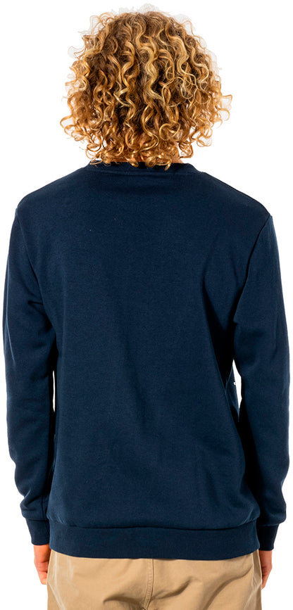 Rip Curl Surf Revival Box Sweatshirt in Navy