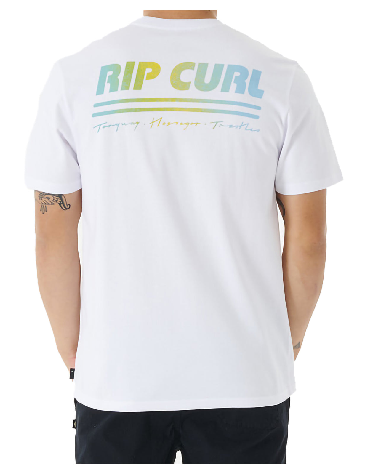 Rip Curl Surf Revival Decal Sleeveless T-Shirt in White