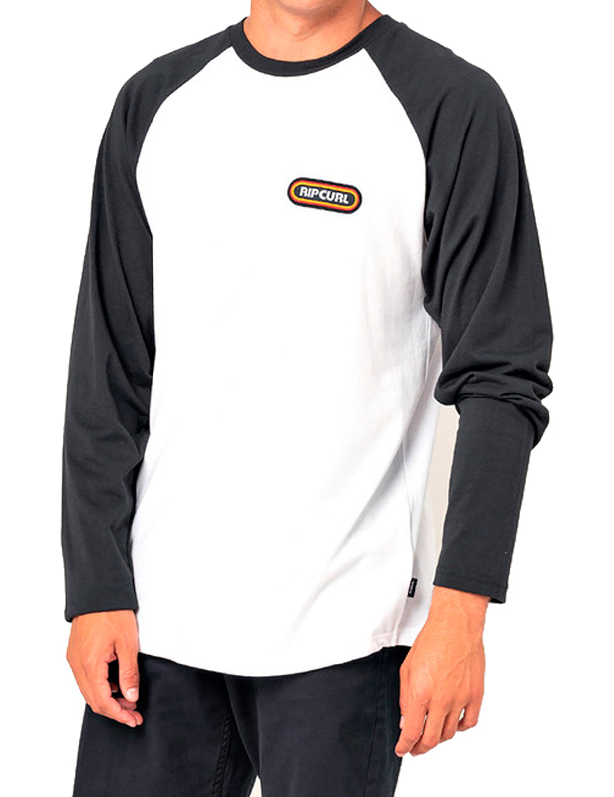 Rip Curl Surf Revival Long Sleeve T-Shirt in White