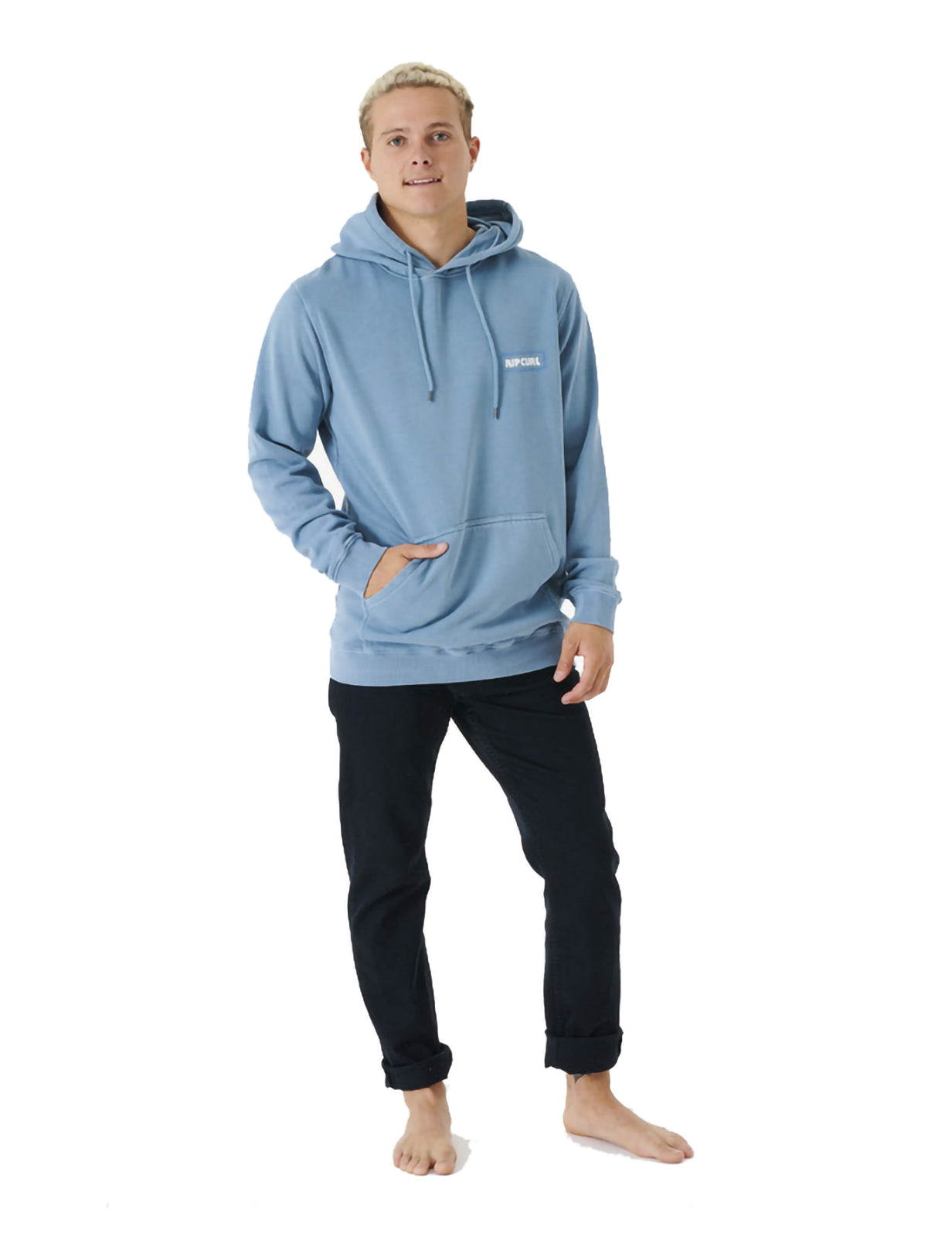 Rip Curl Surf Revival Pullover Hoody in Dusty Blue