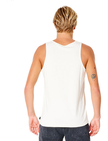 Rip Curl Surf Revival Reflect Sleeveless T-Shirt in Bone