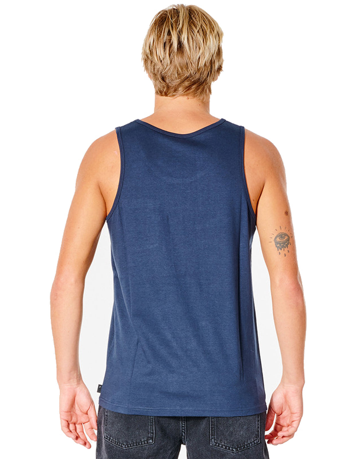 Rip Curl Surf Revival Reflect Sleeveless T-Shirt in Navy