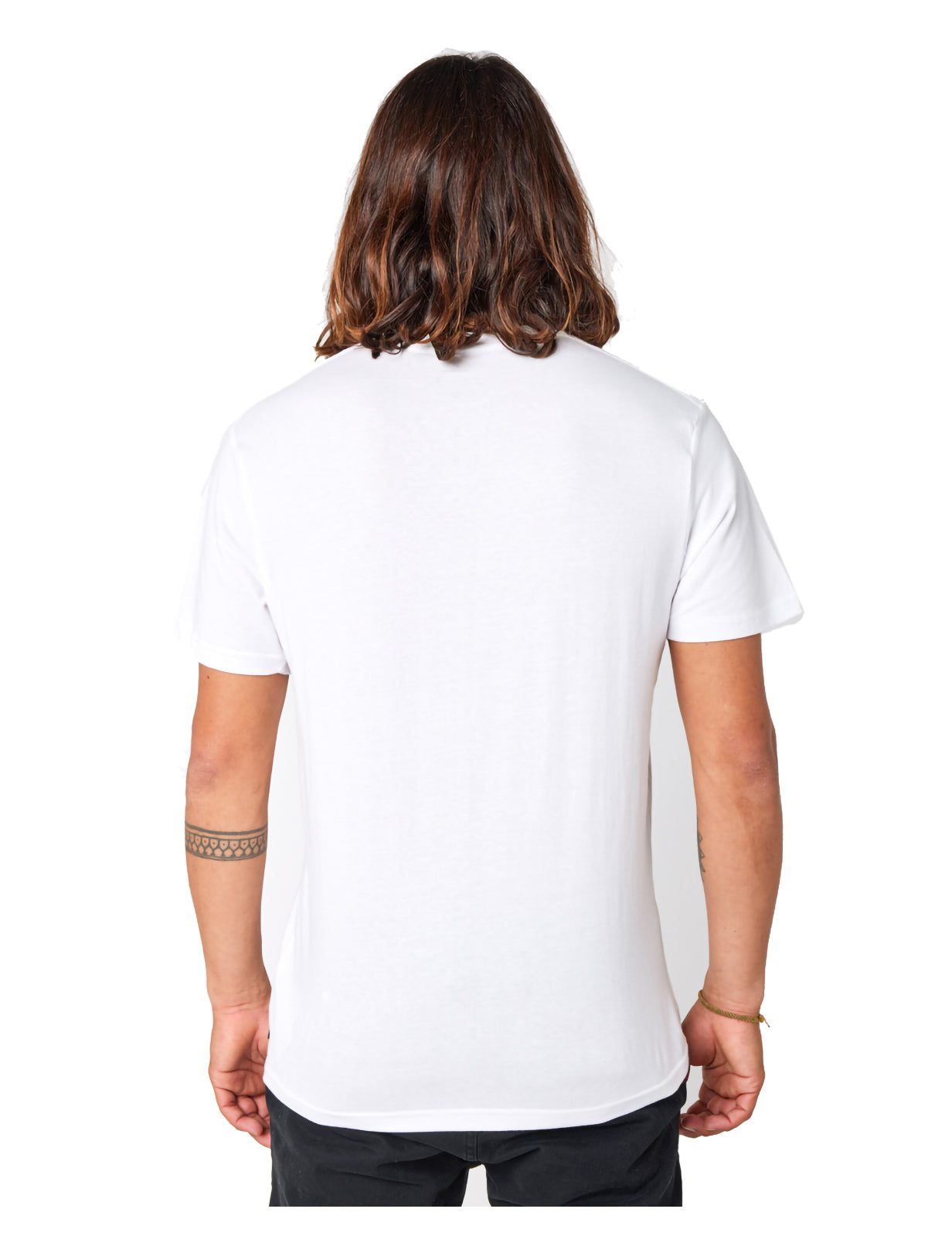 Rip Curl Surf Revival Waving Short Sleeve T-Shirt in Optical White