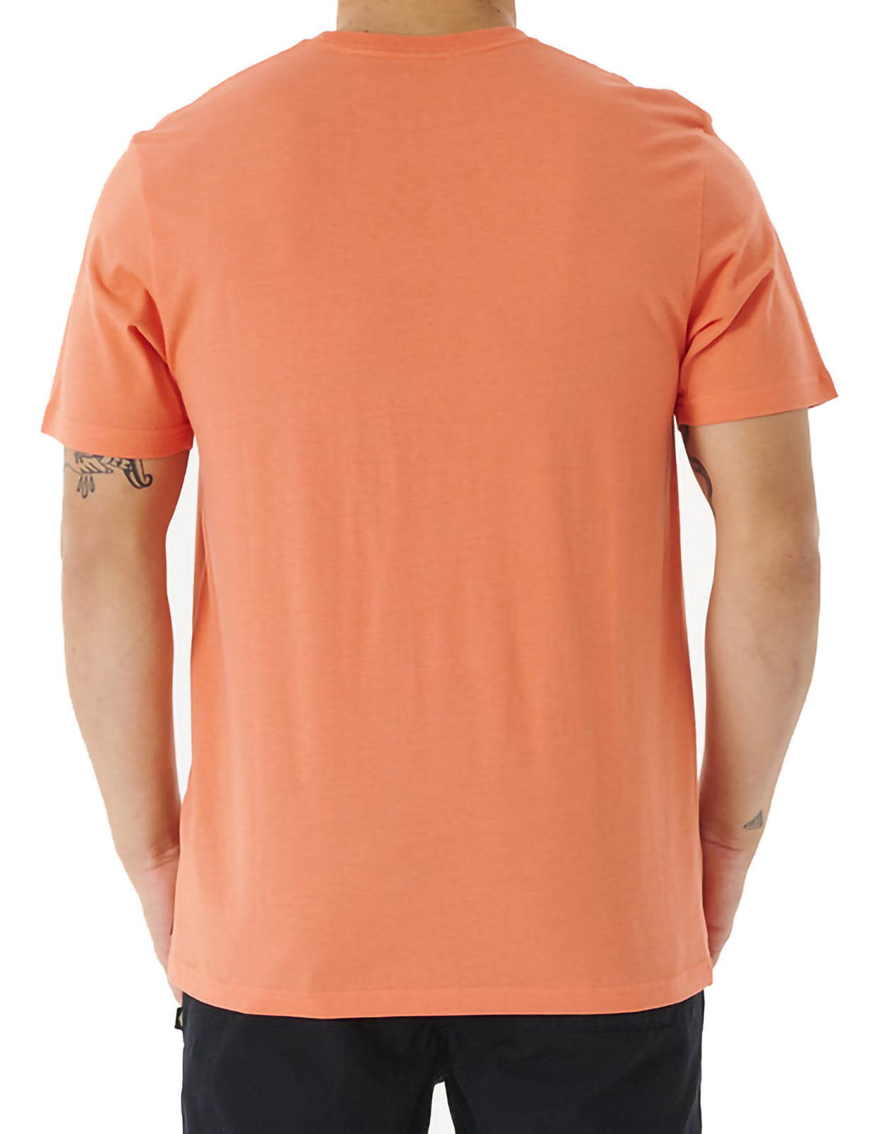 Rip Curl Surf Revival Waving Short Sleeve T-Shirt in Peach