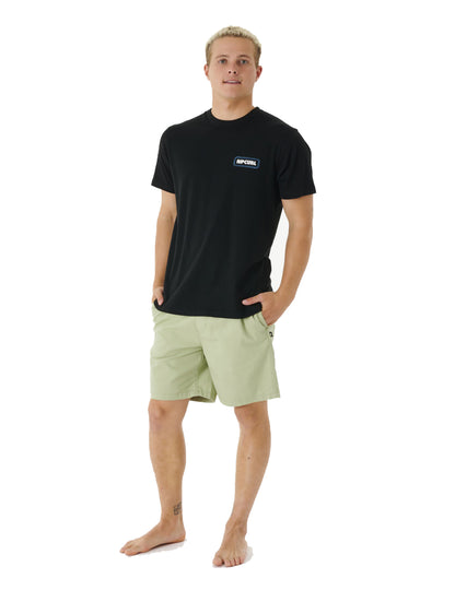 Rip Curl Surf Revivial Sunset Short Sleeve T-Shirt in Black