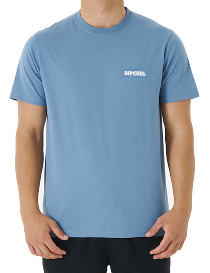 Rip Curl Surf Revivial Sunset Short Sleeve T-Shirt in Dusty Blue