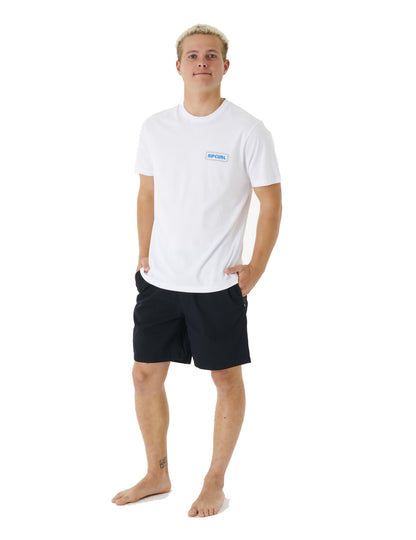 Rip Curl Surf Revivial Sunset Short Sleeve T-Shirt in White